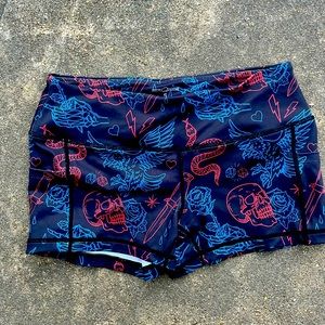 Feed Me Fight Me athletic shorts